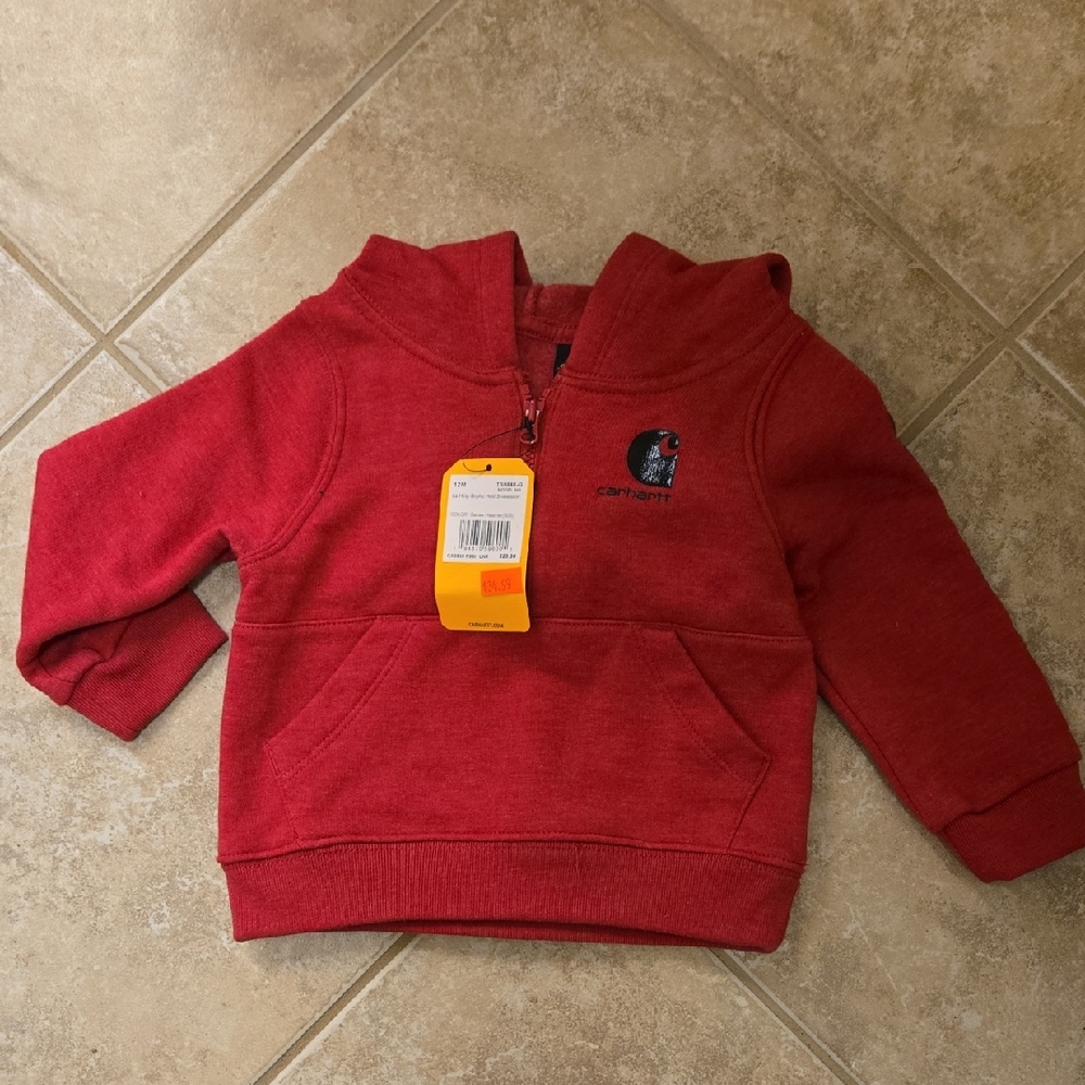 Carhartt Kids Cherry Red Hoodie